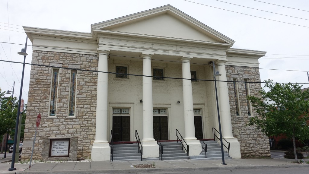 Count Basie played the organ in this, the Centennial Church, which has a large congregation to this day.