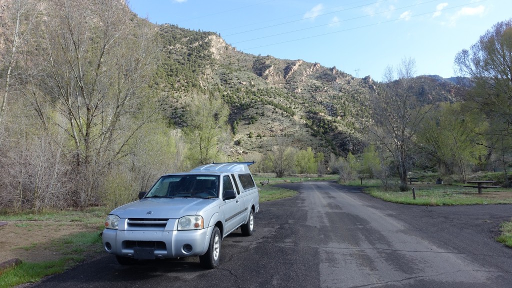 Cammaron National Forest campground, sweet view and had it all to myself.