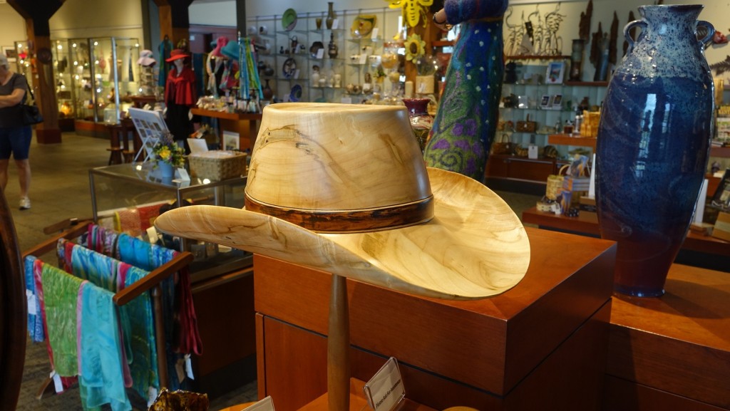 This turned cowboy hat was impressive in its detail and quality of craftsmanship